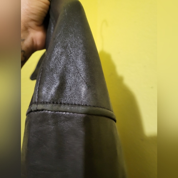 Reaction by Kenneth cole soft leather jacket sz Xl color black - Picture 3 of 7
